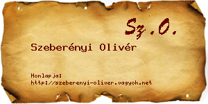Szeberényi Olivér névjegykártya